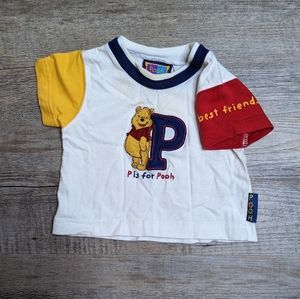 Vintage Disney Pooh graphic tee t shirt baby 6/9 months